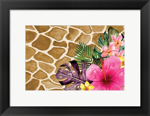 Framed Tropical Jungle III Print