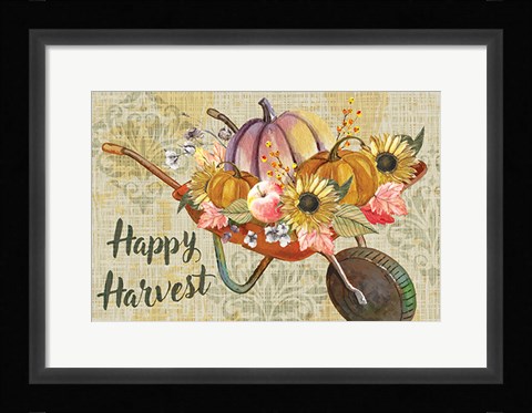 Framed Happy Harvest Print