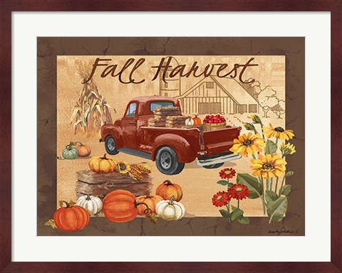 Framed Fall Harvest Print