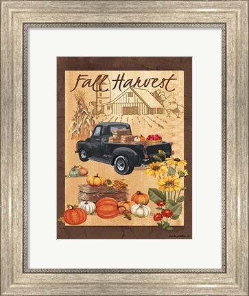 Framed Fall Harvest III Print