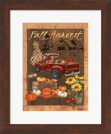 Framed Fall Harvest VI Print