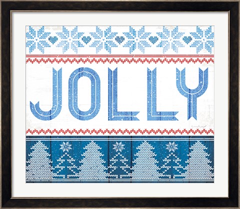 Framed Jolly Print