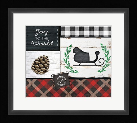 Framed Joy to the World Print