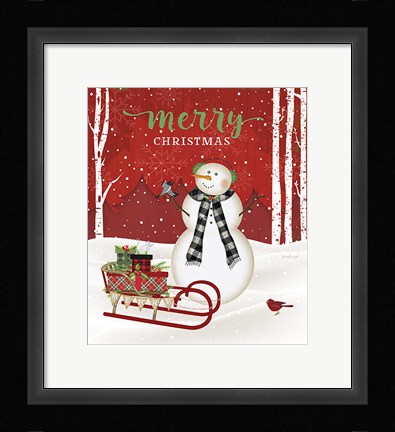 Framed Merry Christmas Print
