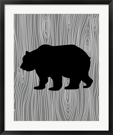 Framed Woodland Bear Print