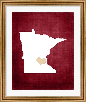 Framed Minnesota Print