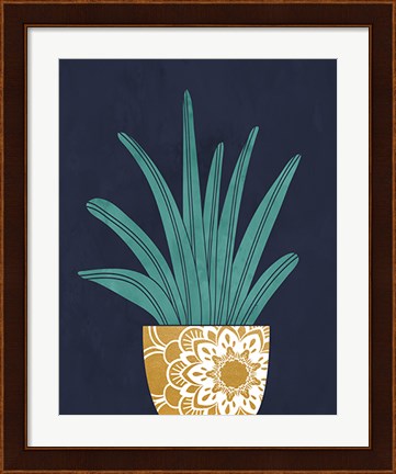 Framed Cactus I Print