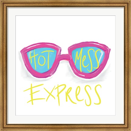 Framed Hot Mess Express Print