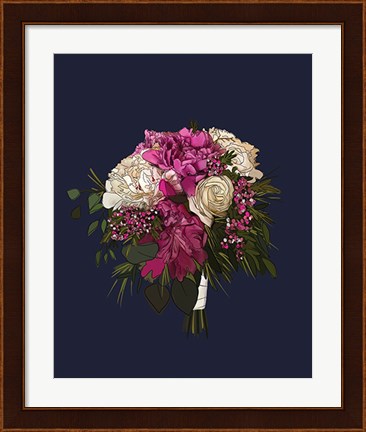 Framed Bouquet II Print