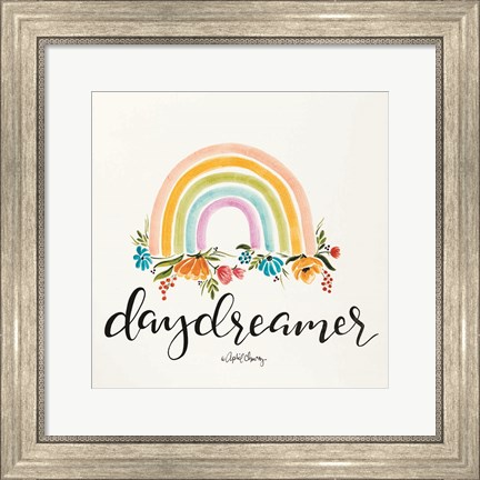 Framed Daydreamer Rainbow Print