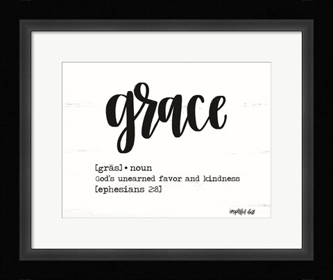 Framed Grace Print