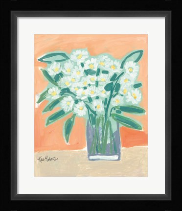 Framed Flowers Tell Me Secrets Print