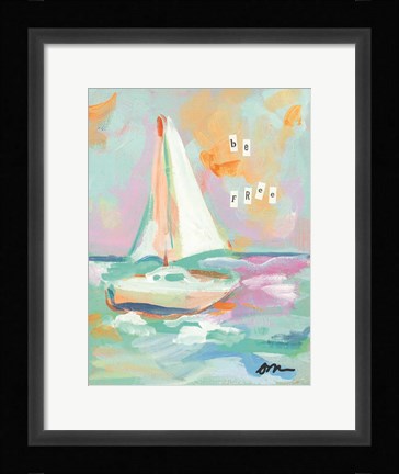 Framed Sailboat II Print