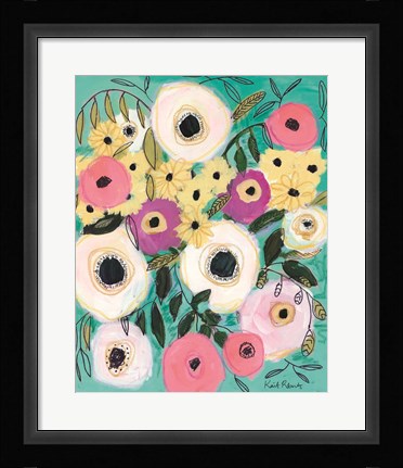 Framed Wedding Bouquet Print
