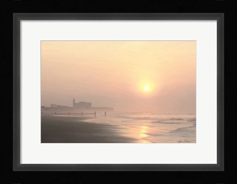 Framed Ocean City Sunrise Print