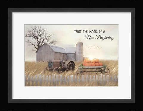 Framed New Beginning Print
