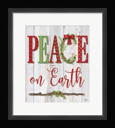Framed Peace on Earth Print