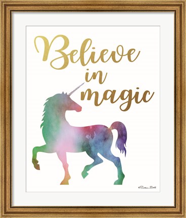 Framed Believe in Magic Print