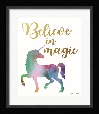 Framed Believe in Magic Print