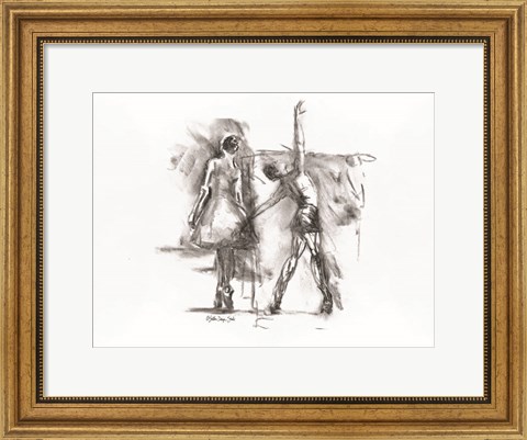 Framed Dance Figure 3 Print