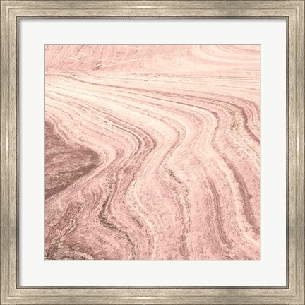 Framed Coyote Buttes V Blush Crop Print