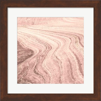 Framed Coyote Buttes V Blush Crop Print