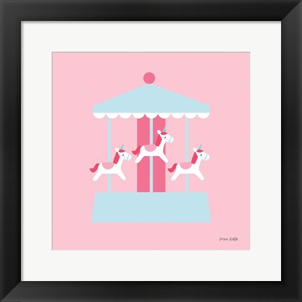 Framed Merry Go Round Print