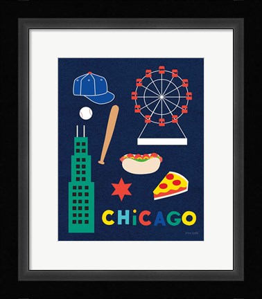 Framed City Fun Chicago Print
