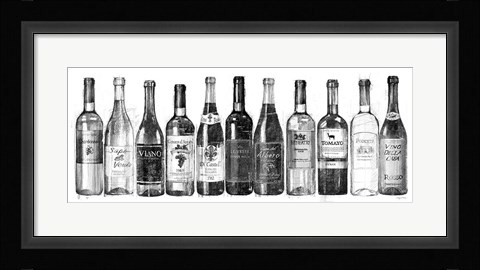 Framed Wine Cellar Print