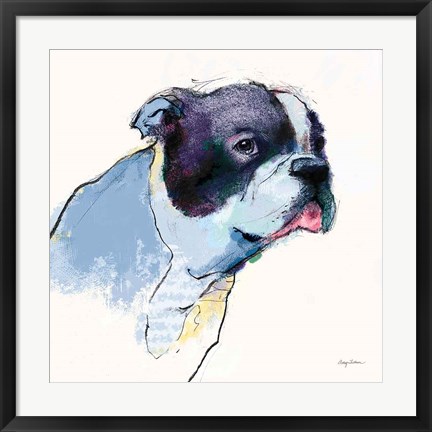 Framed Jason Watercolor Pastel Print