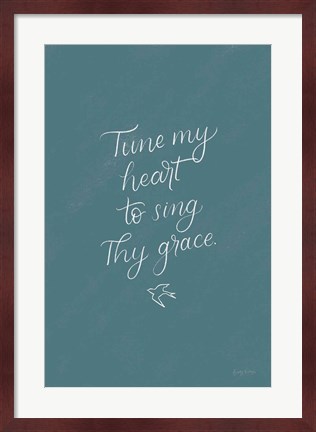 Framed Sunday Hymn II Print