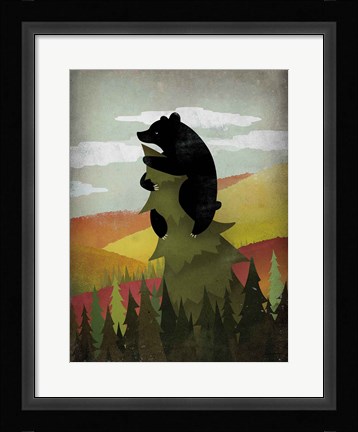 Framed Leaf Peeper No Words Print