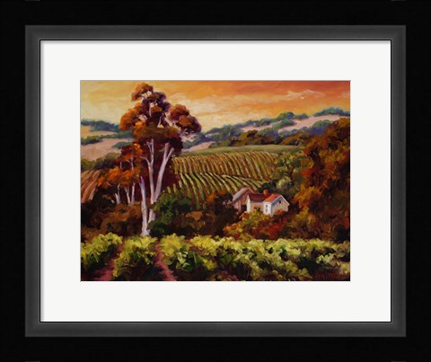 Framed Amber Skies Print