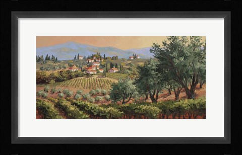 Framed Fruits of Tuscany Print