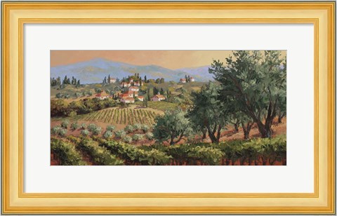 Framed Fruits of Tuscany Print