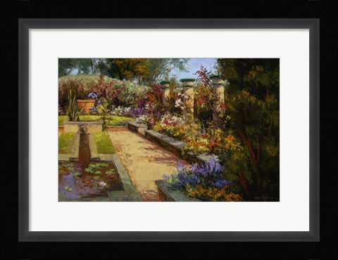 Framed Giardino Bellissimo Print
