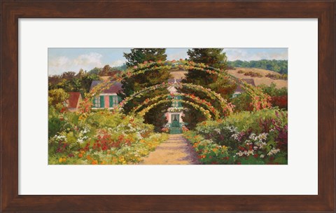 Framed Monet&#39;s Grand Entrance Print