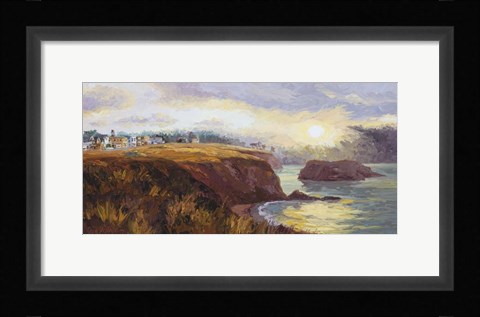 Framed Magnificent Mendocino Morning Print