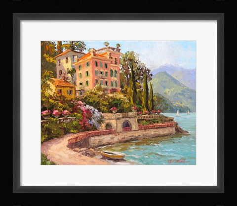 Framed Lake Como Luxury Print