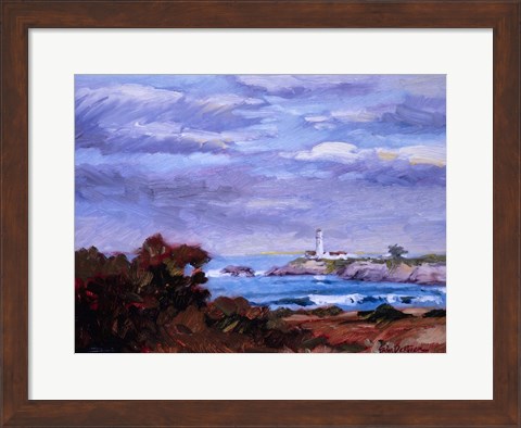 Framed Lighthouse Impression Print