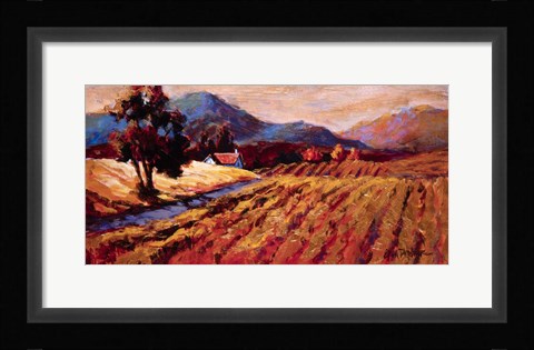 Framed Gilded Vines Print