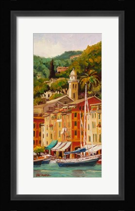 Framed Peaceful Portofino Print