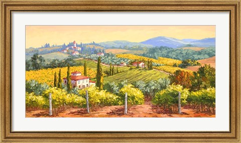 Framed Tuscan Gold Print