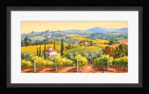 Framed Tuscan Gold Print