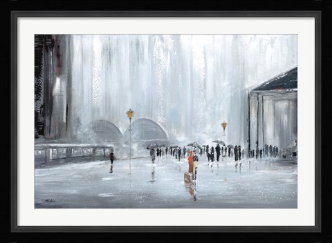 Framed La Gare Print