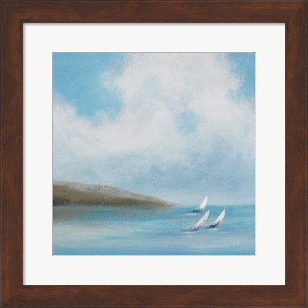 Framed Sailing Day II Print