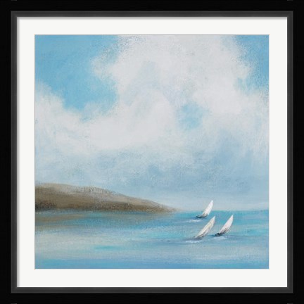 Framed Sailing Day II Print