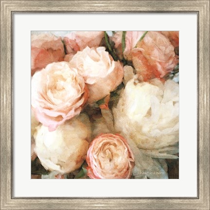 Framed English Rose Garden Print