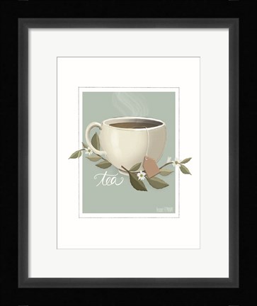 Framed Botanical Tea Print