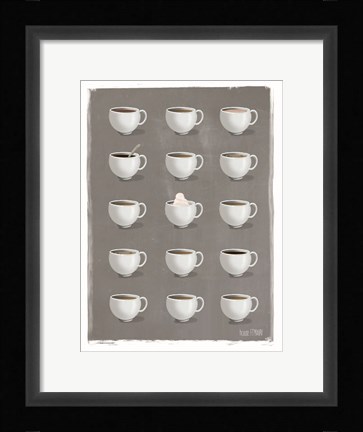 Framed Give Me All the Coffee Print